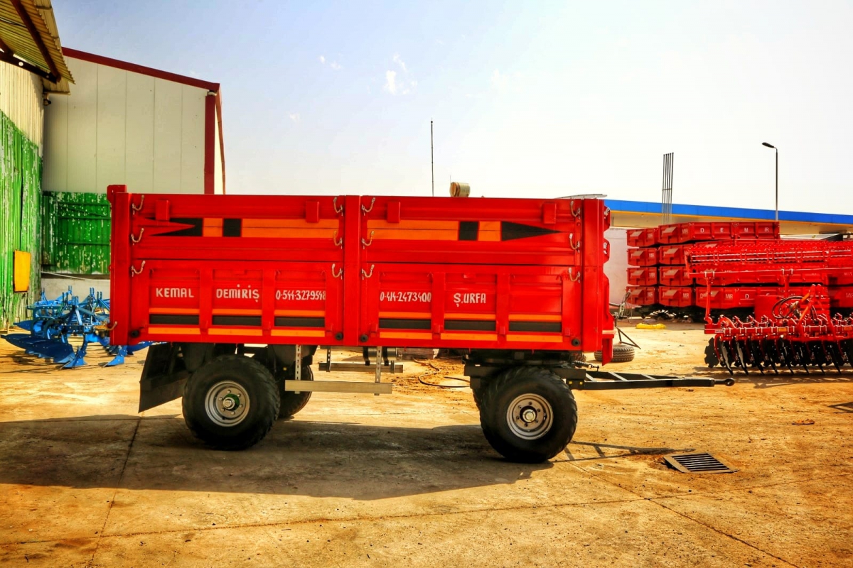 8 TON İKİ DİNGİL RÖMORK