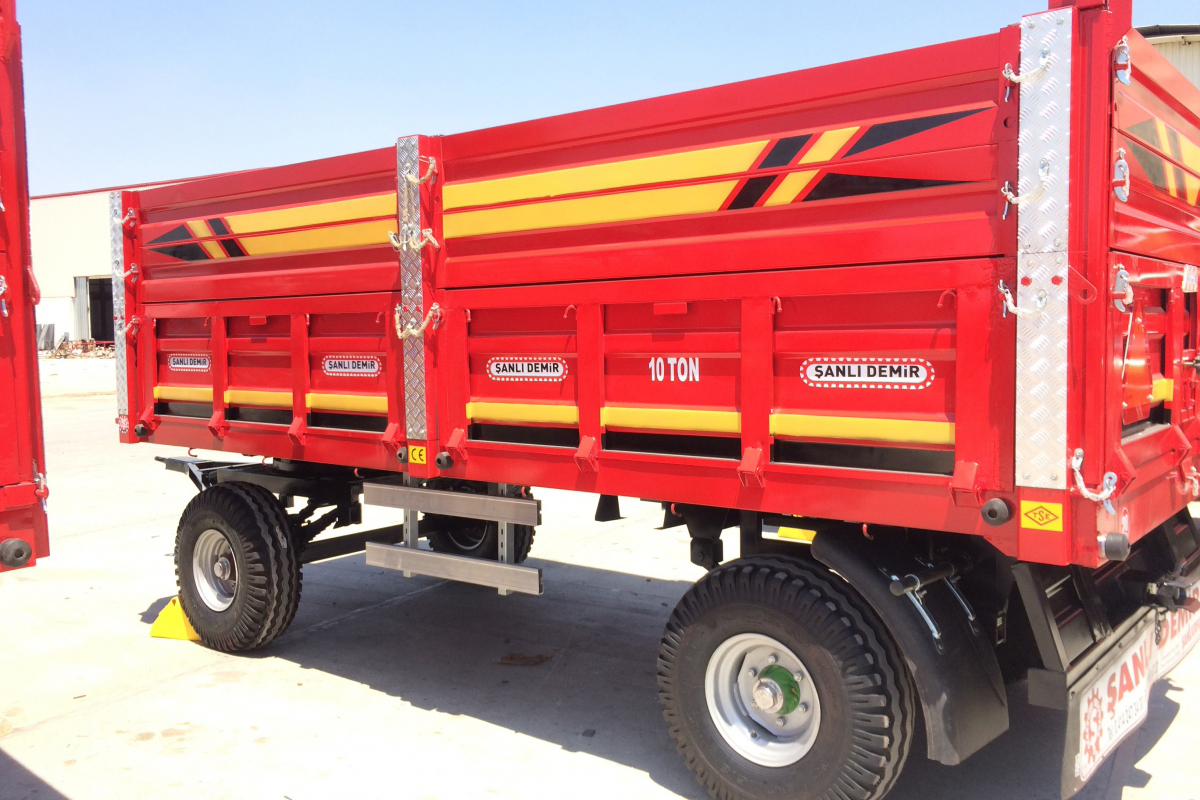 10 TON İKİ DİNGİL RÖMORK