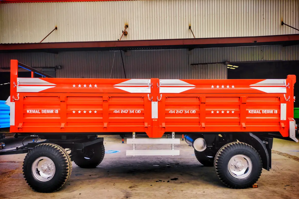 6 TON ÇİFT DİNGİL RÖMORK